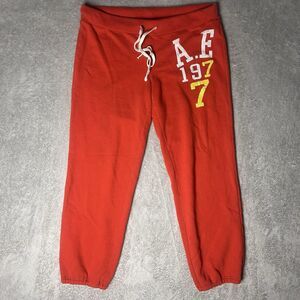 Size Large Vintage, American Eagle Outfitters Orange Cropped Joggers 2009 ￼